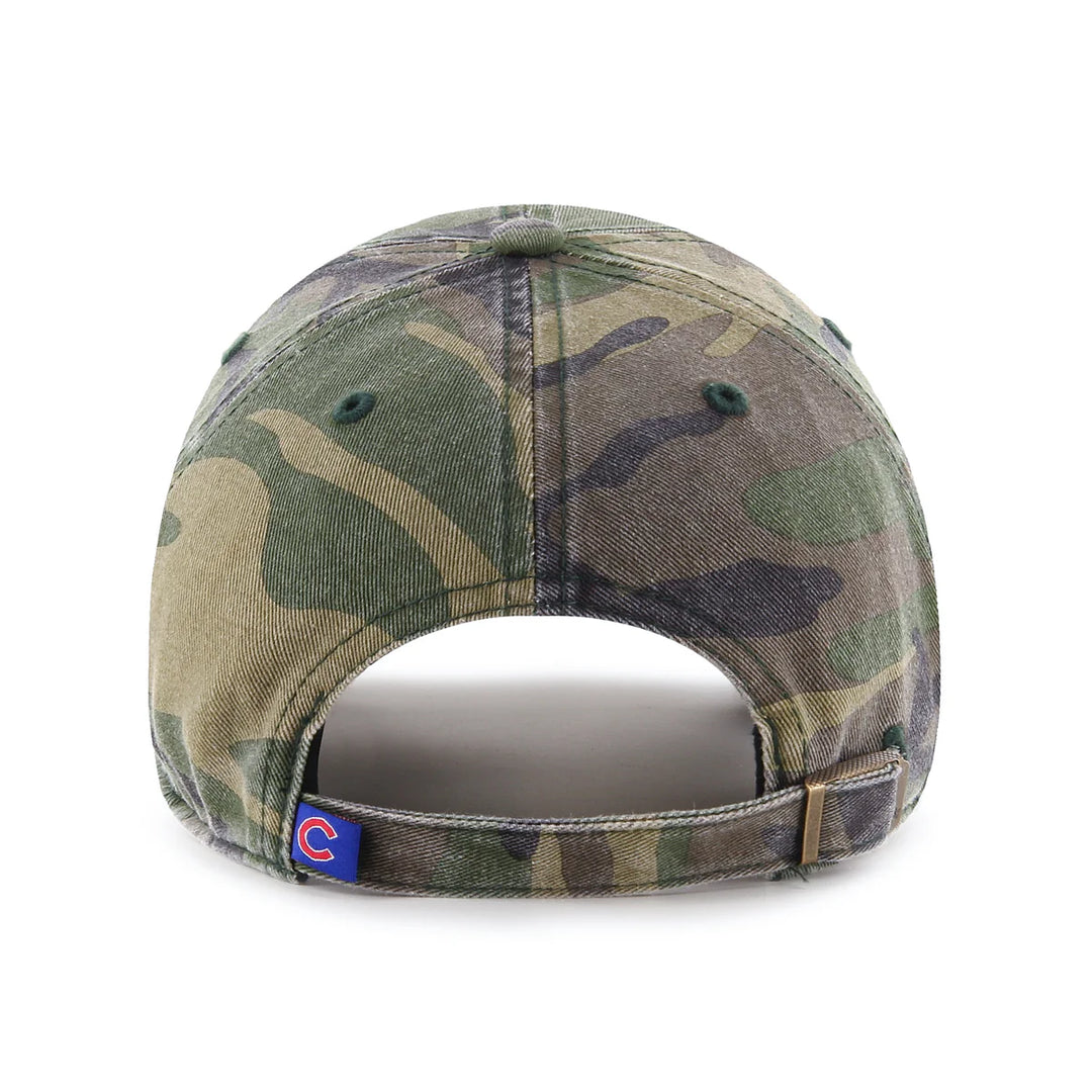 Chicago Cubs Camo Cleanup Adjustable Cap by &