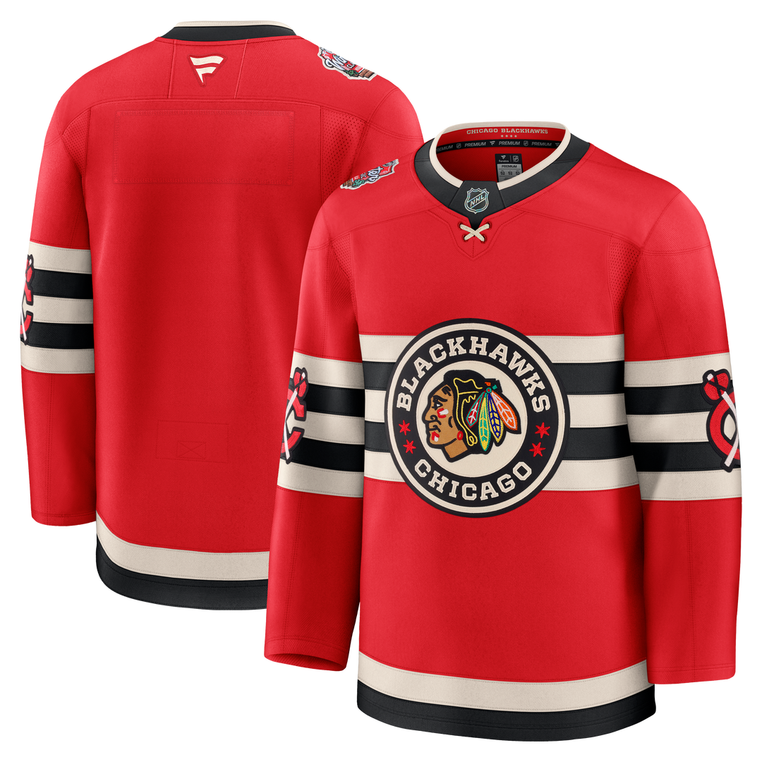 Chicago Blackhawks Fanatics 2025 NHL Winter Classic Premium Jersey Jerseys FANATICS