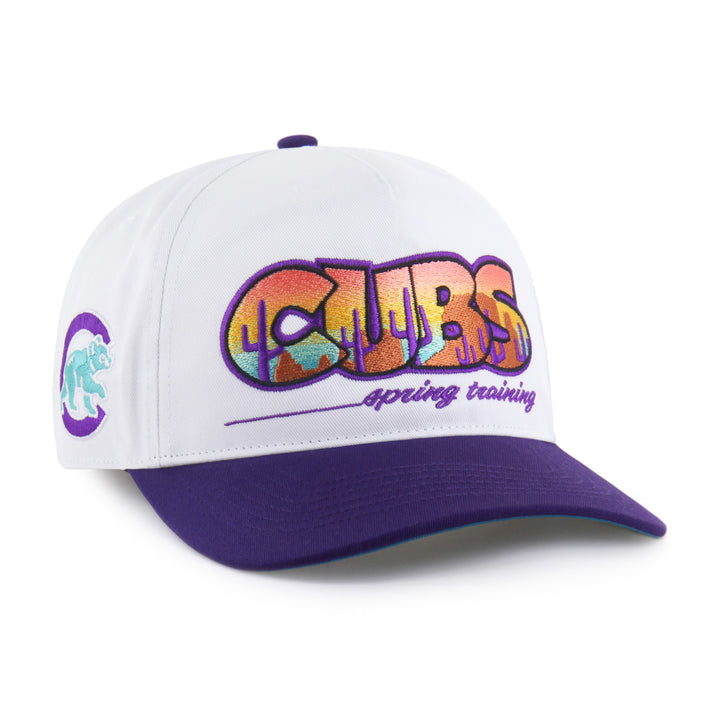 Chicago Cubs Spring Training Mirage Purple White Hitch Cap by '47 Brand Caps TWINS ENTERPRISE INC