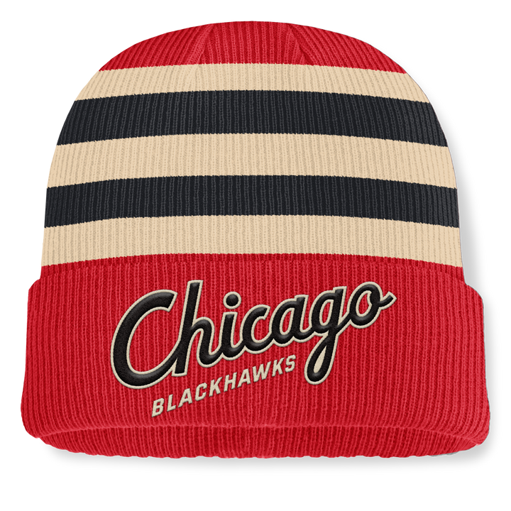 Chicago Blackhawks 2025 NHL Winter Classic Cuffed Knit Hat Knits FANATICS