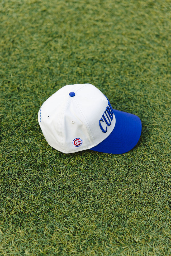 Chicago Cubs X Mini Wonder Toddler Cubbies Two Tone Puff Cap Caps Alice & Wonder
