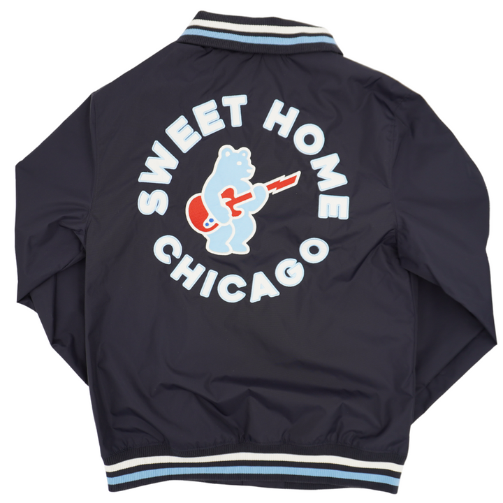 Chicago Cubs Sweet Home Chicago Blues Bear Unisex Navy Club Jacket by New Era Jackets & Outerwear NEW ERA CAP COMPANY INC