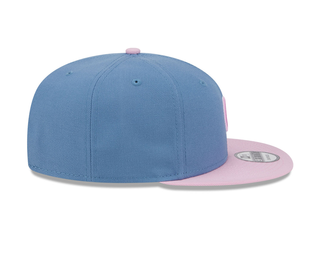 CHICAGO CUBS NEW ERA YOUTH TEAL AND PINK SNAPBACK CAP Caps NEW ERA CAP COMPANY INC