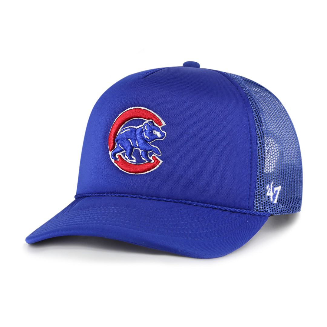 CHICAGO CUBS '47 WALKING BEAR ROYAL BLUE TRUCKER CAP Caps 47 BRAND