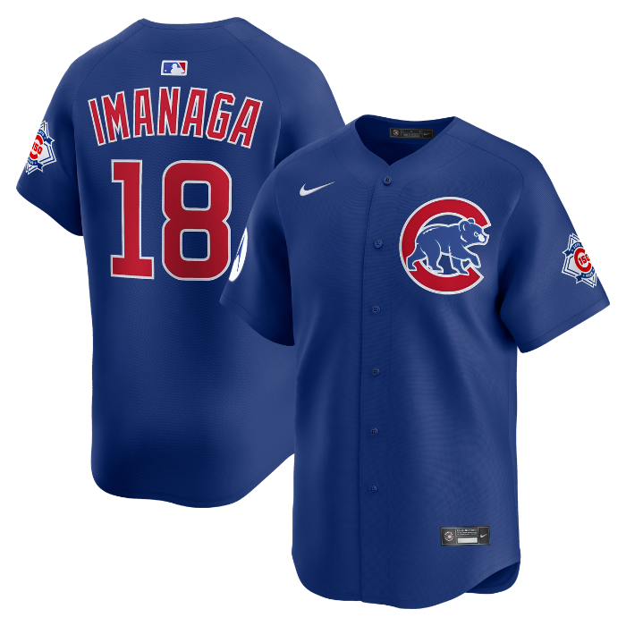 Chicago Cubs Shōta Imanaga Royal Blue Alternate 150th Anniversary Limited Jersey by Nike Jerseys Nike