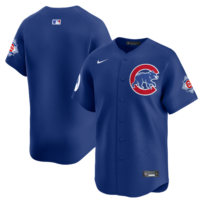 Chicago Cubs Royal Blue Alternate 150th Anniversary Limited Jersey by Nike Jerseys Nike