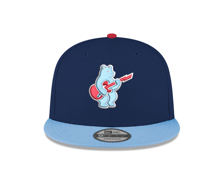 Chicago Cubs Blues Alt Bear 9FIFTY Navy Sky Cap by New Era Caps New Era