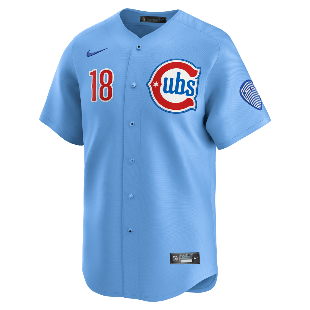 Chicago Cubs Shōta Imanaga Blues Alternate Limited Baby Blue Jersey by Nike Jerseys NIKE