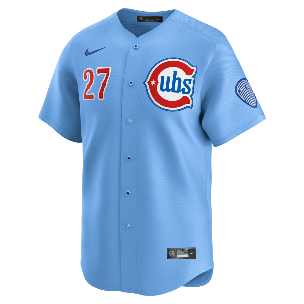 Chicago Cubs Seiya Suzuki Blues Alternate Limited Baby Blue Jersey by Nike Jerseys NIKE