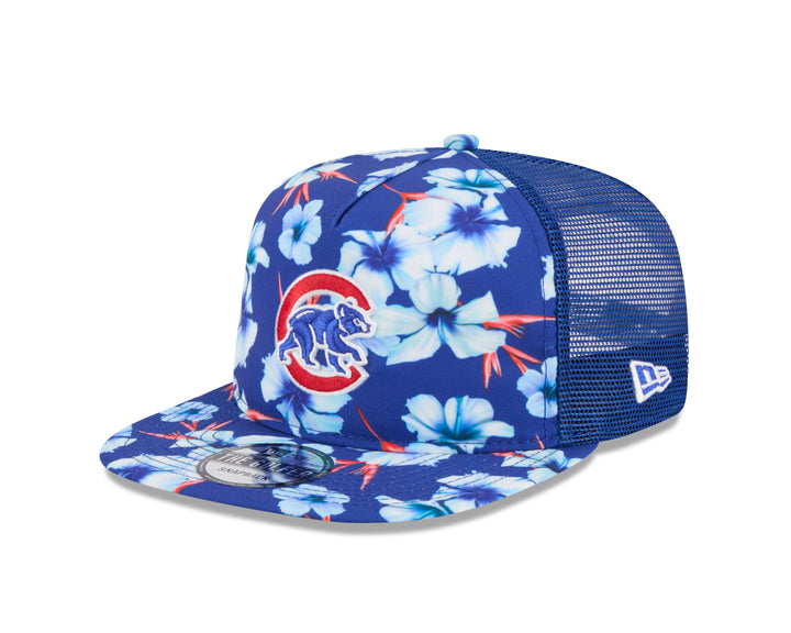 Chicago Cubs Flower Pattern Golfer Cap by New Era Caps NEW ERA CAP COMPANY INC