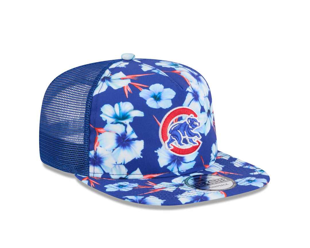 Chicago Cubs Flower Pattern Golfer Cap by New Era Caps NEW ERA CAP COMPANY INC