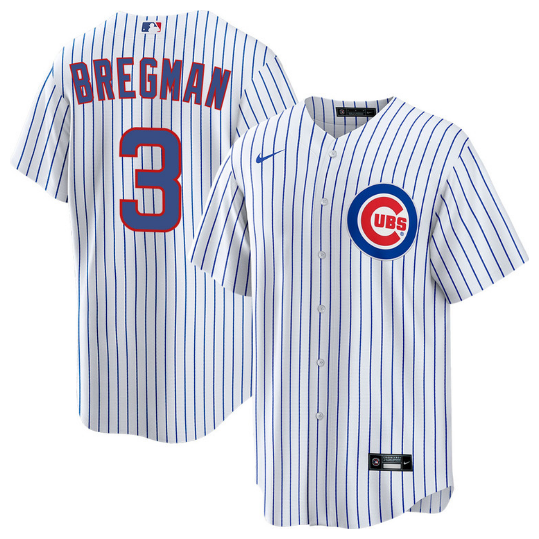Chicago Cubs Alex Bregman Home Replica Jersey by Nike Jerseys NIKE