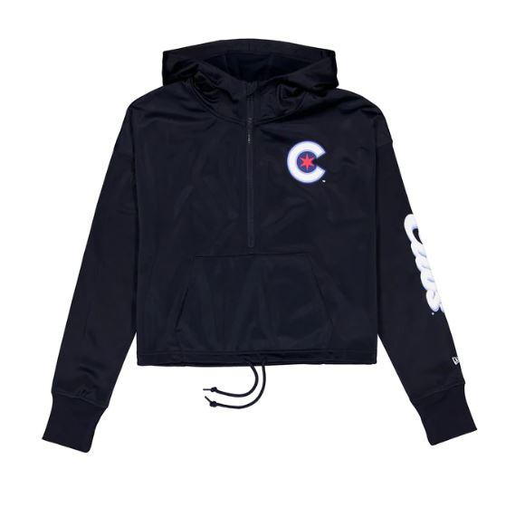 CHICAGO CUBS NEW ERA WOMEN'S CITY CONNECT GAME DAY HOODIE Sweatshirts & Hoodies NEW ERA CAP COMPANY INC