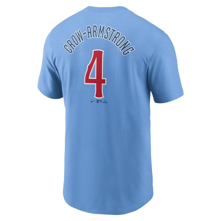 Chicago Cubs Pete Crow-Armstrong Blues Alternate Name &amp; Number Tee by Nike Shirts NIKE USA