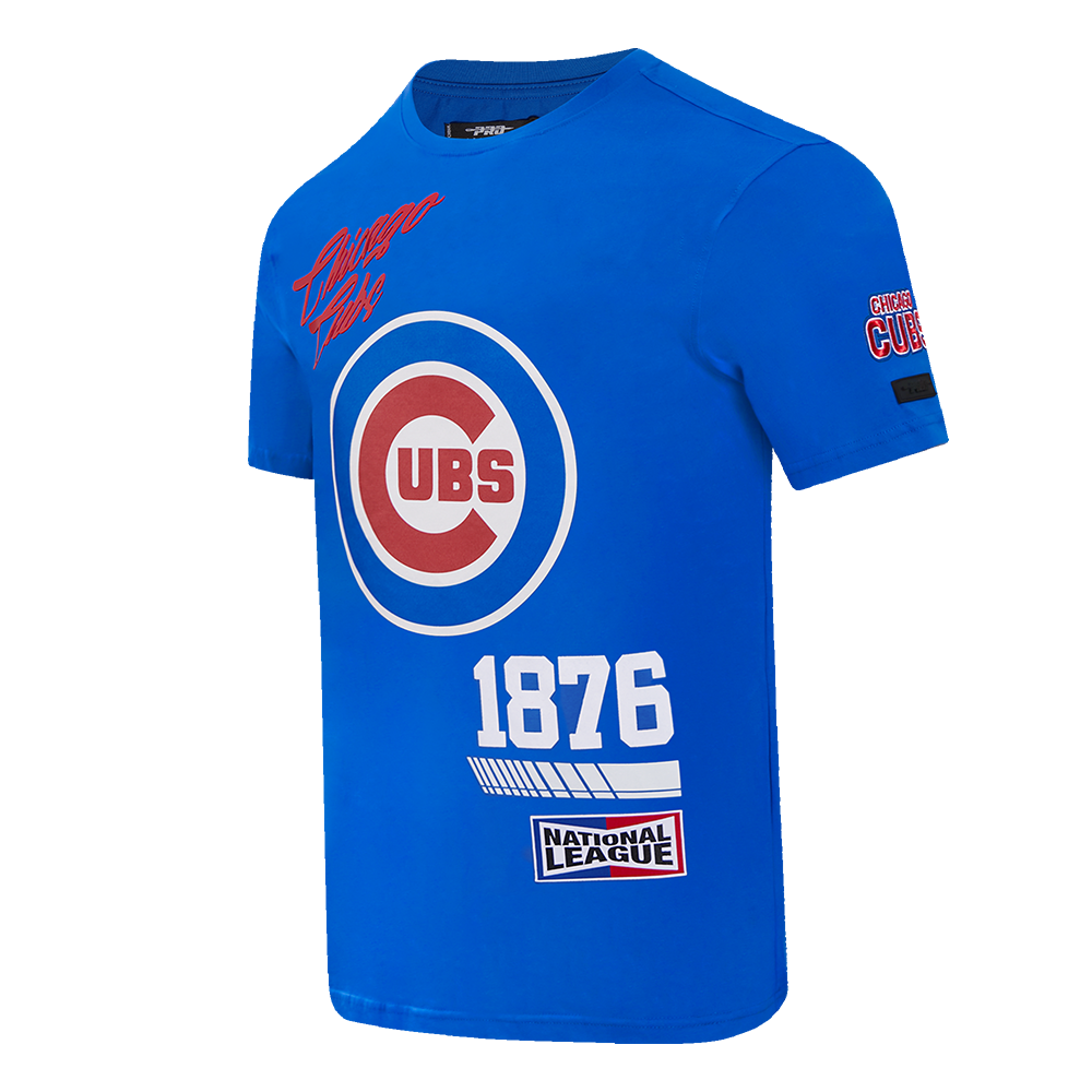 CHICAGO CUBS PRO STANDARD MEN'S FAST LANE BULLSEYE ROYAL TEE Short Sleeve Tees PRO STANDARD