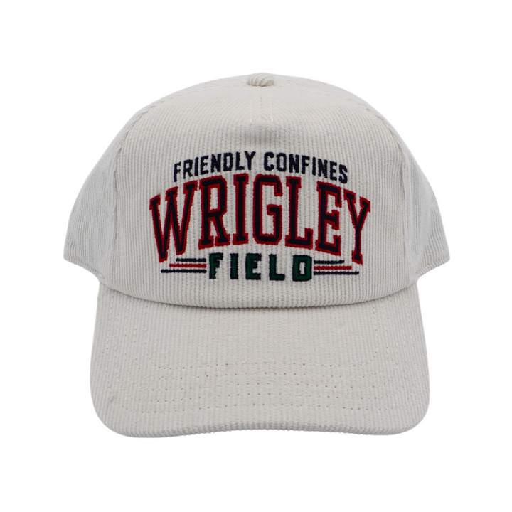 WRIGLEY FIELD AMERICAN NEEDLE ROSCOE OFF-WHITE CORDUROY SNAPBACK Caps AMERICAN NEEDLE