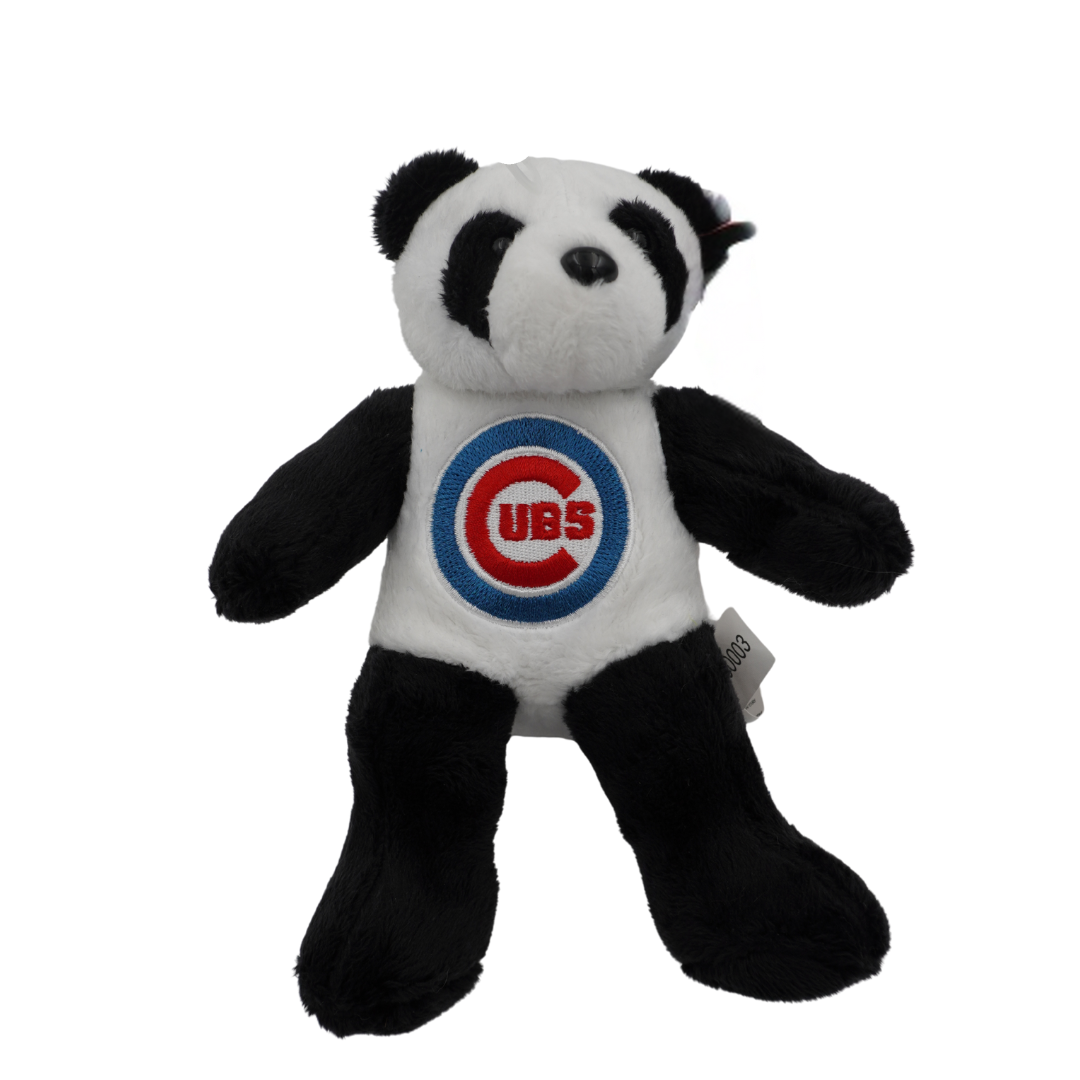 Chicago Cubs Panda Beanbag Bear Plush PLUSH FOREVER COLLECTIBLES