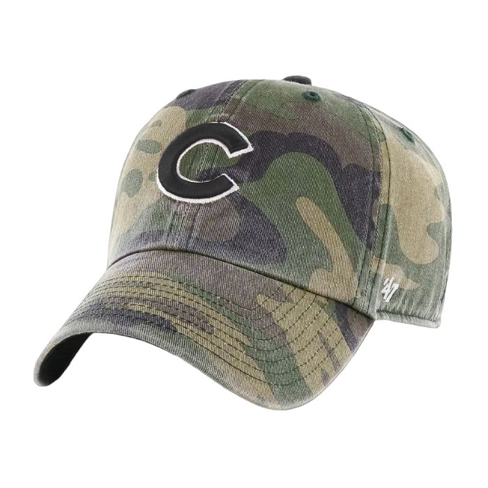 Chicago Cubs Camo Cleanup Adjustable Cap by &