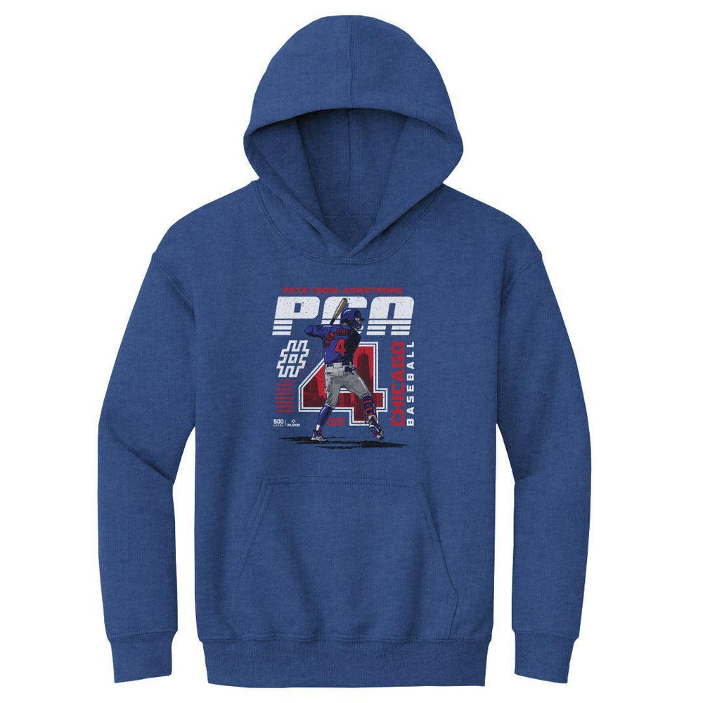 Chicago Cubs Pete Crow-Armstrong Youth Hoodie Kids Youth Hoodie 500 LEVEL