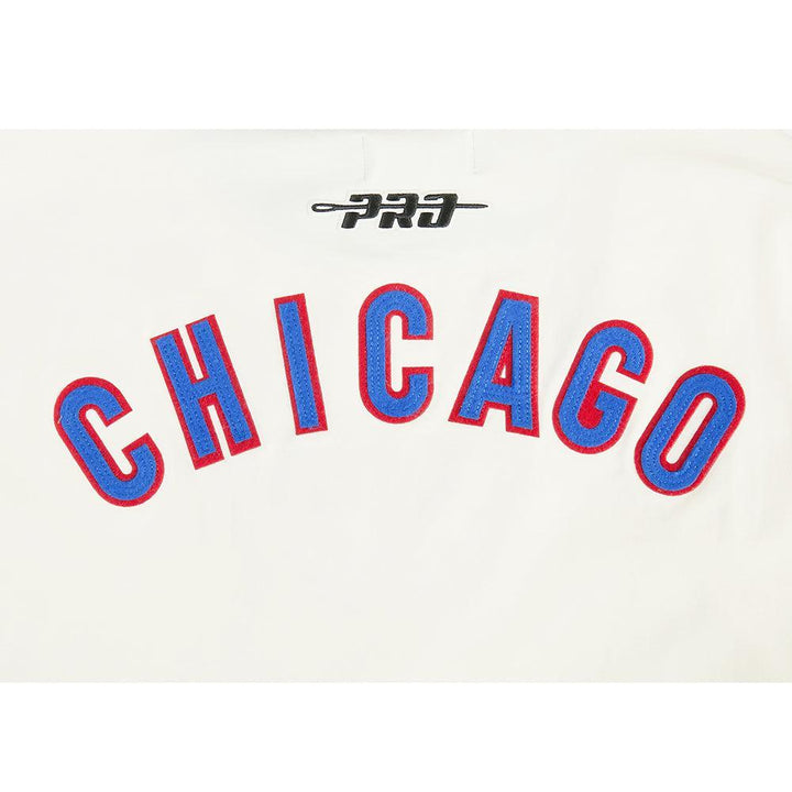Chicago Cubs 1969 Cooperstown Ringer Tee in Cream by Pro Standard Shirts PRO STANDARD