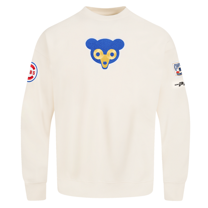 Chicago Cubs 1969 Cooperstown Crewneck Sweatshirt in Cream by Pro Standard Sweatshirts &amp; Hoodies PRO STANDARD