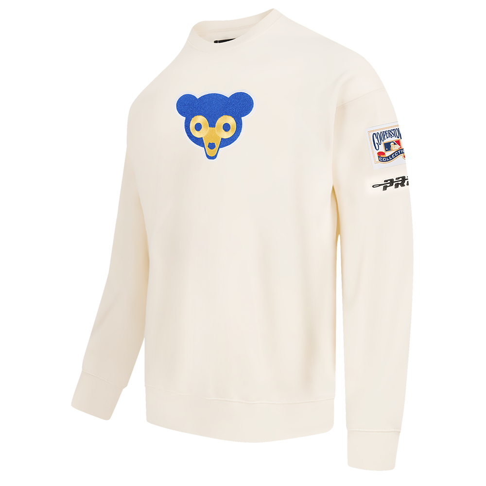 Chicago Cubs 1969 Cooperstown Crewneck Sweatshirt in Cream by Pro Standard Sweatshirts &amp; Hoodies PRO STANDARD