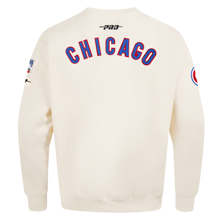 Chicago Cubs 1969 Cooperstown Crewneck Sweatshirt in Cream by Pro Standard Sweatshirts &amp; Hoodies PRO STANDARD