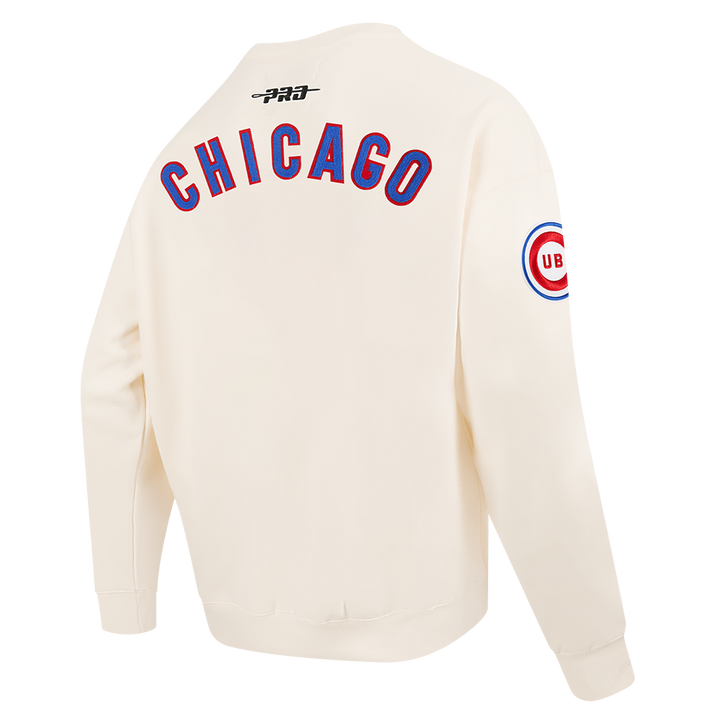 Chicago Cubs 1969 Cooperstown Crewneck Sweatshirt in Cream by Pro Standard Sweatshirts &amp; Hoodies PRO STANDARD