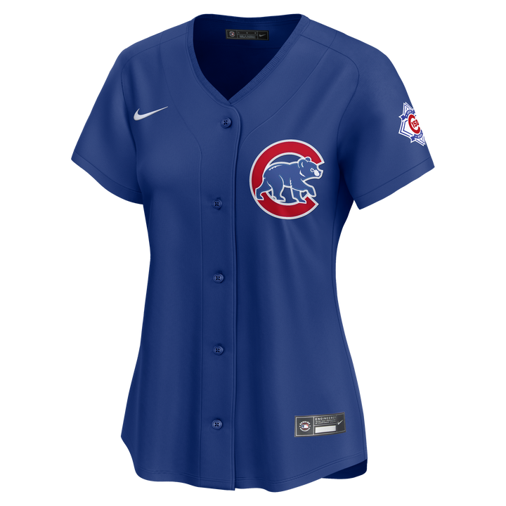 Chicago Cubs Women's Royal Blue Alternate 150th Anniversary Limited Jersey by Nike Jerseys Nike