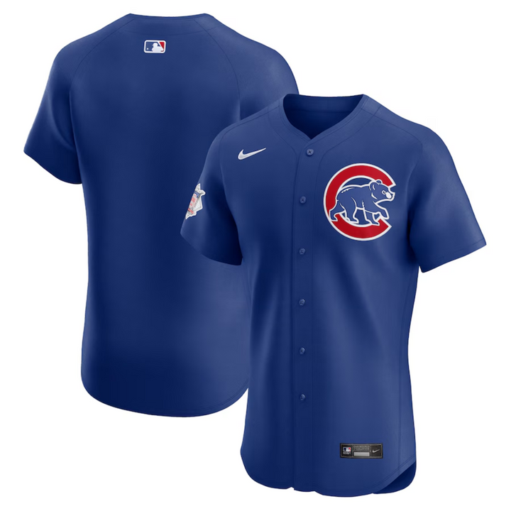 Chicago Cubs Alternate Blue Elite Jersey by Nike Jerseys Nike