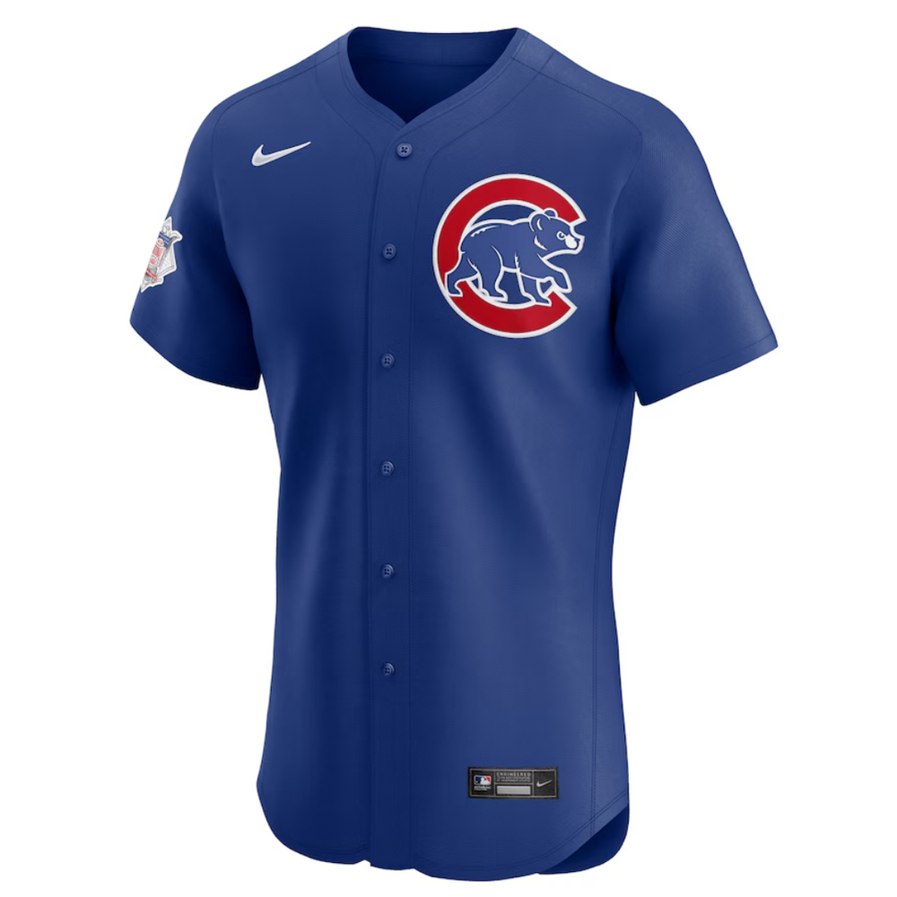 Chicago Cubs Alternate Blue Elite Jersey by Nike Jerseys Nike