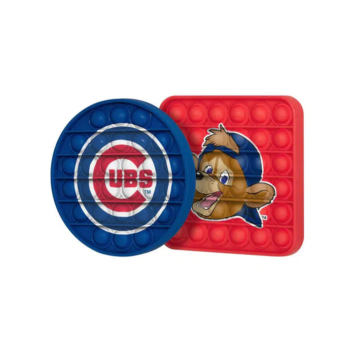 CHICAGO CUBS CLARK BULLSEYE 2 PACK PUSH-ITZ FIDGETS Home & Office FOREVER COLLECTIBLES