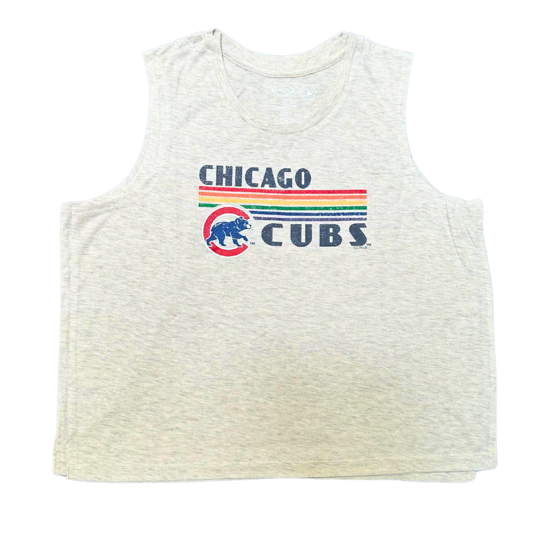 CHICAGO CUBS PRIDE WOMEN'S TANK TOP  COLLEGE CONCEPTS