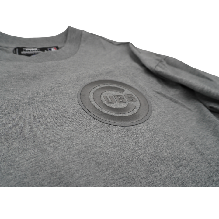 CHICAGO CUBS PRO STANDARD MEN'S TONAL GREY TEE Short Sleeve Tees PRO STANDARD