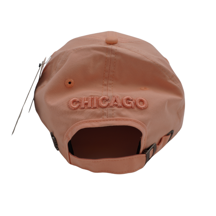 CHICAGO CUBS PRO STANDARD BULLSEYE CORAL ADJUSTABLE CAP Caps PRO STANDARD