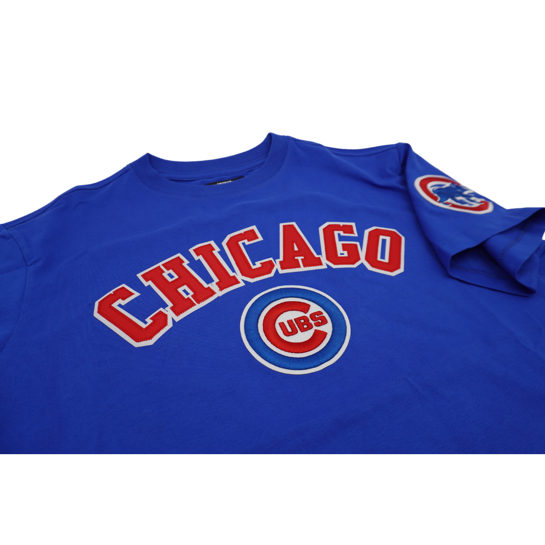 CHICAGO CUBS PRO STANDARD BULLSEYE WOMEN'S BOYFRIEND TEE Short Sleeve Tees PRO STANDARD