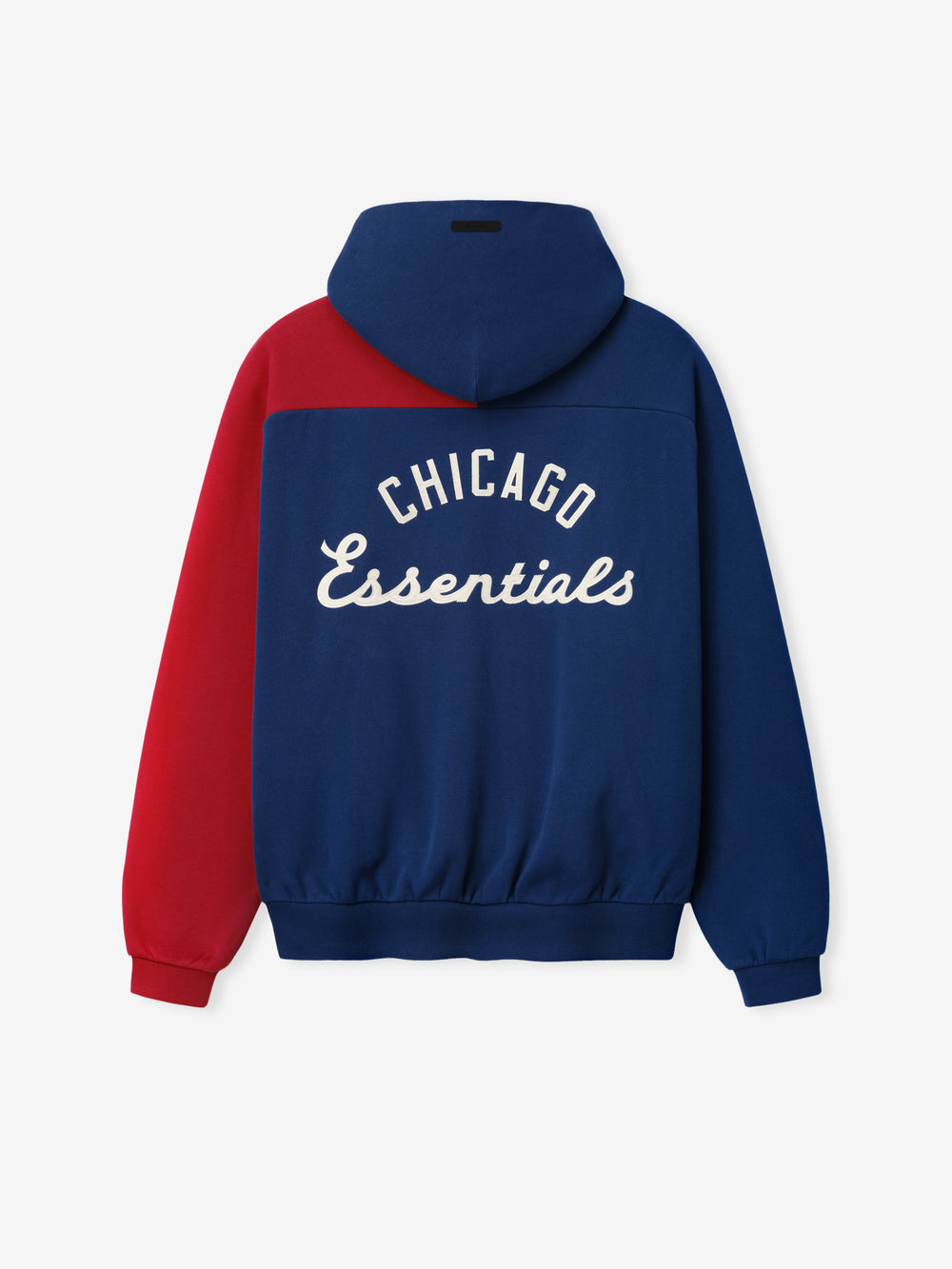 Chicago Cubs x Fear of God Raglan Half-Zip Hoodie in Royal/Red Sweatshirts & Hoodies FEAR OF GOD