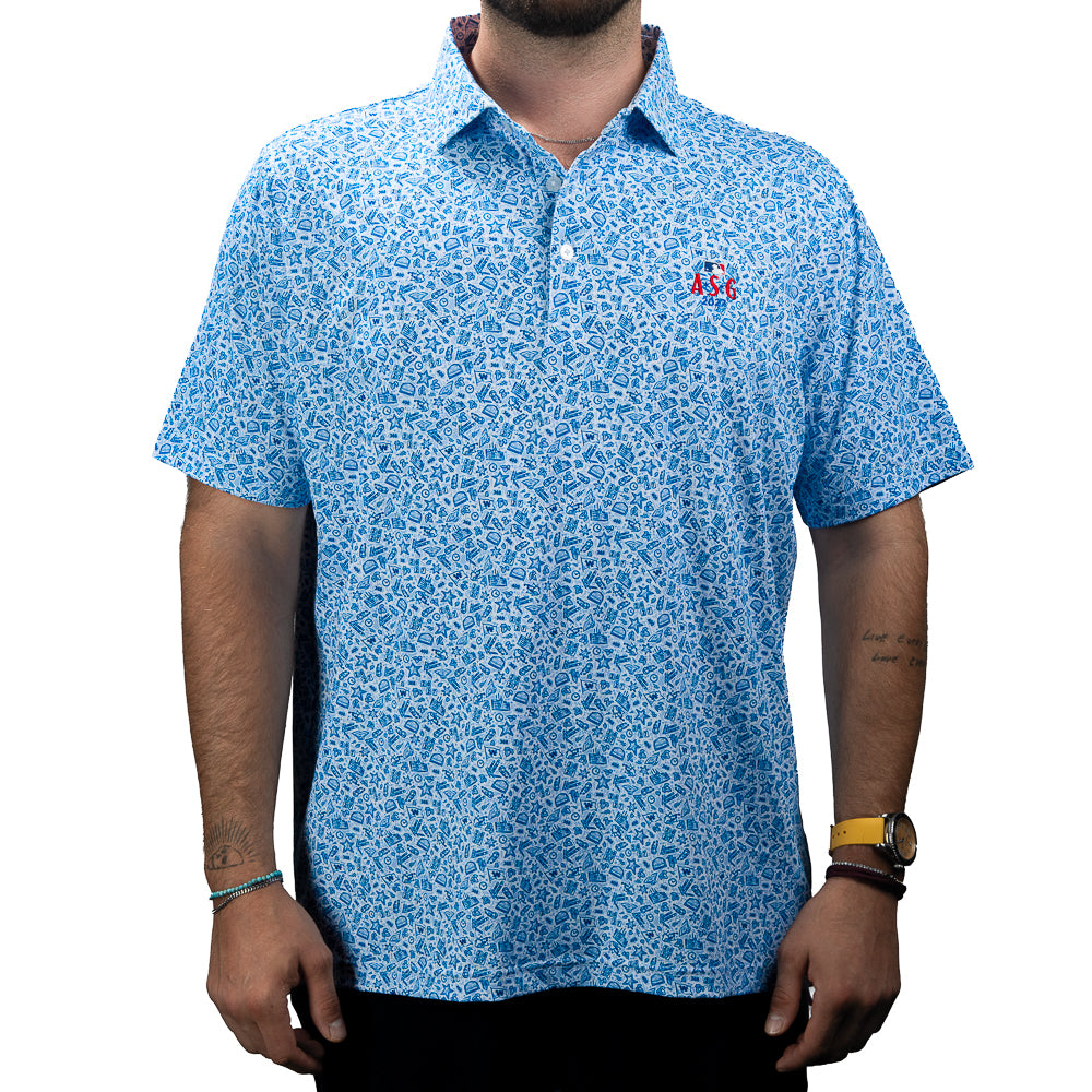 STA CUB ASG ALL OVER LT BLUE SWAG
