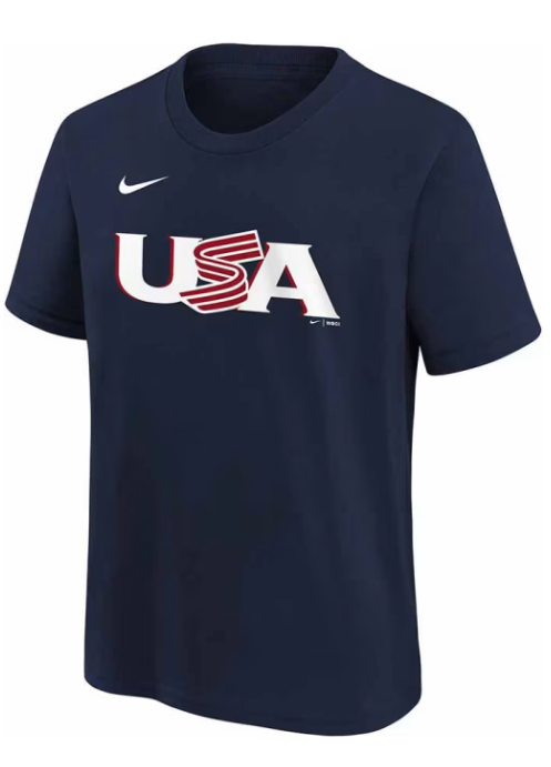Pete Crow-Armstrong USA Baseball Navy Youth Tee by Nike OUTERSTUFF LLC