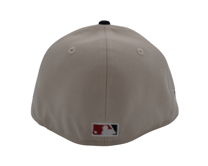 Chicago Cubs Spring Training Bear Stone/Navy 59FIFTY Fitted Cap by New Era Caps NEW ERA CAP COMPANY