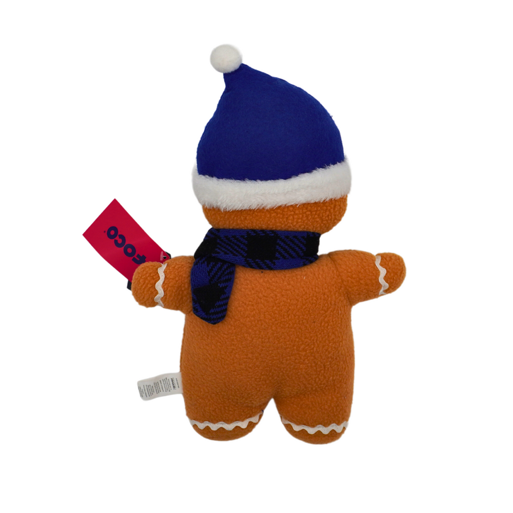 CHICAGO CUBS GINGERBREAD MAN HOLIDAY PLUSH TOY Home & Office FOREVER COLLECTIBLES