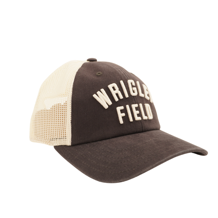 Wrigley Field Raglan Bones Cap in Navy by American Needle Caps AMERICAN NEEDLE