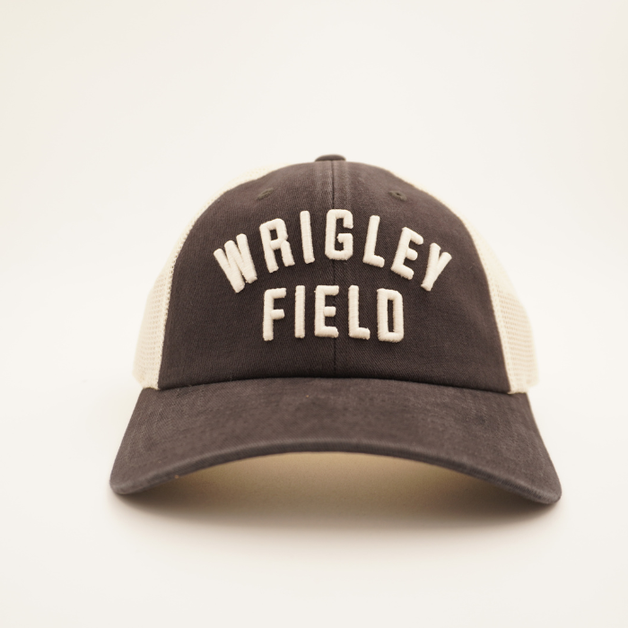 Wrigley Field Raglan Bones Cap in Navy by American Needle Caps AMERICAN NEEDLE