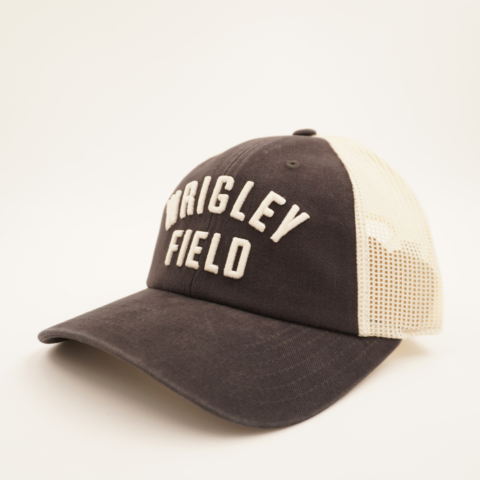 Wrigley Field Raglan Bones Cap in Navy by American Needle Caps AMERICAN NEEDLE