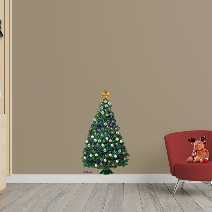 Chicago Cubs - Decorate Your Own Christmas Tree - Official MLB - Reusable Vinyl Wall Decals Dry Erase UNASSIGNED