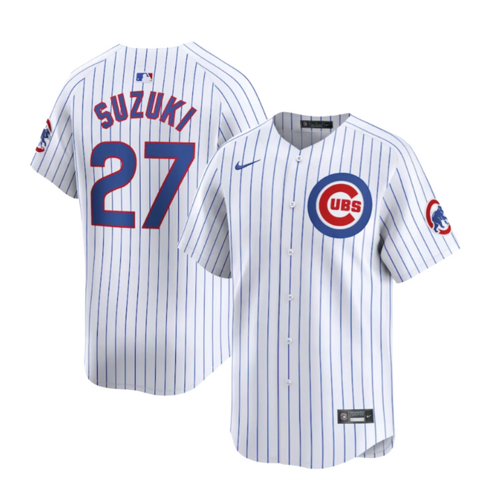 CHICAGO CUBS NIKE MEN'S SEIYA SUZUKI HOME LIMITED JERSEY Jerseys NIKE