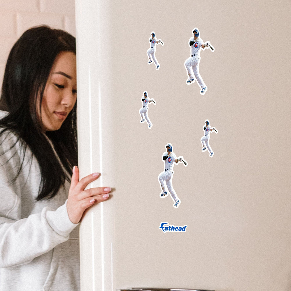 Seiya Suzuki - 5 Player Minis (Mixed Sizes) - Official MLB - Chicago Cubs - Reusable Vinyl Decals Minis UNASSIGNED