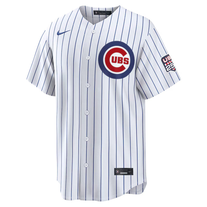 Chicago Cubs Pete Crow-Armstrong Home USA 250 Jersey by Nike Jerseys Nike