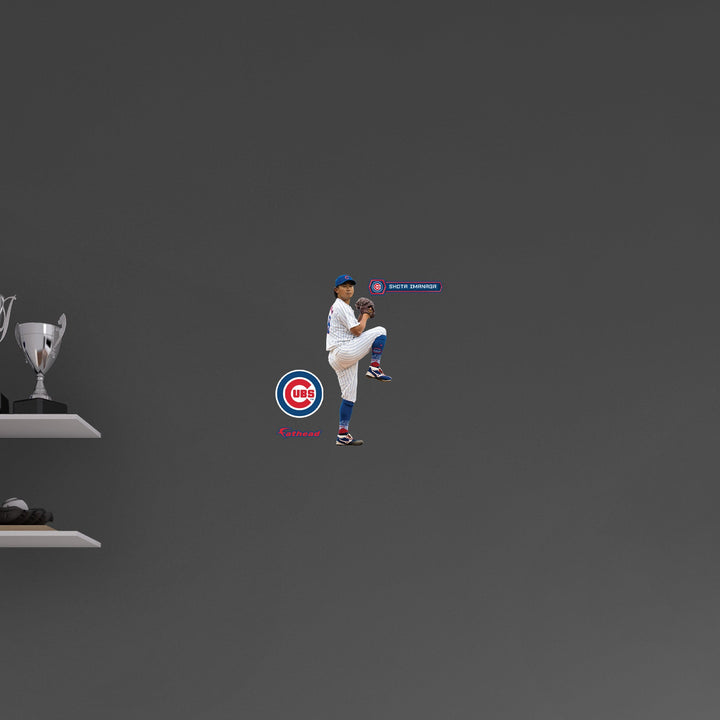 Shota Imanaga - RealBig Collection - Official MLB - Chicago Cubs - Reusable Vinyl Wall Decals Vinyl Die-Cut Character UNASSIGNED