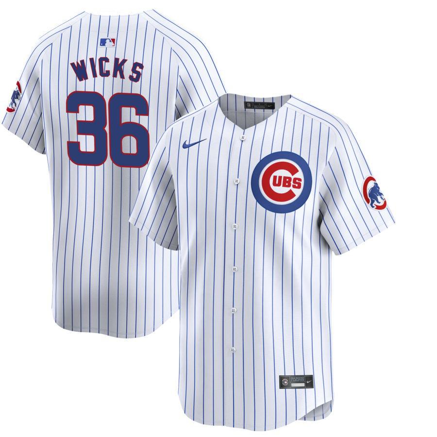 CHICAGO CUBS NIKE MEN'S JORDAN WICKS HOME LIMITED JERSEY Jerseys NIKE